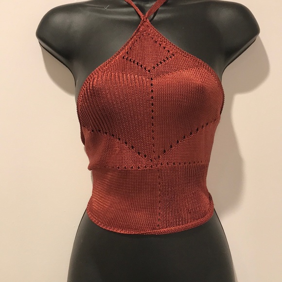 Urban Outfitters | Tops | Diamond Halter Crop Top | Poshmark